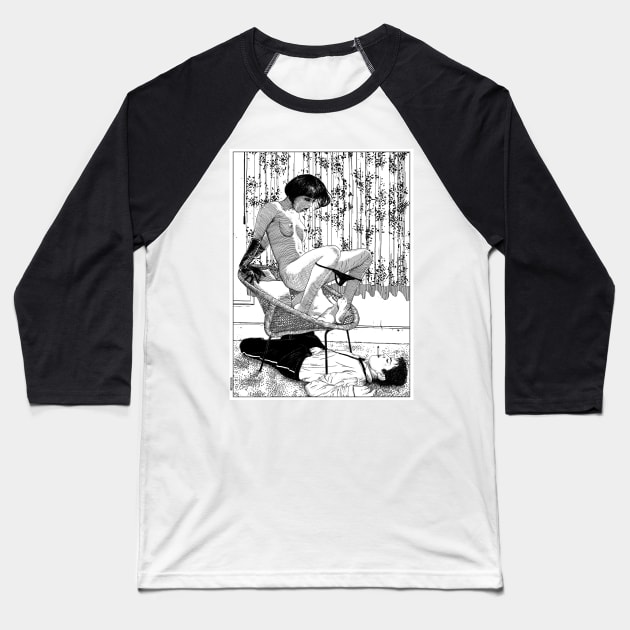 asc 518 - L'immobilisation (The entrapment) Baseball T-Shirt by apolloniasaintclair